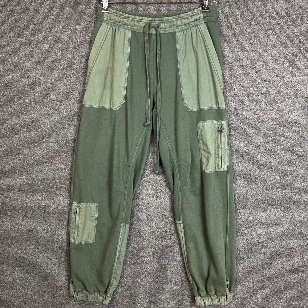 Daily Practice Jogger Pants Womens XS Green Excellent Patchwork Cargo Utility